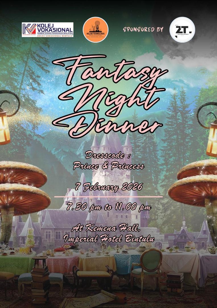 Fantasy Night Dinner event poster