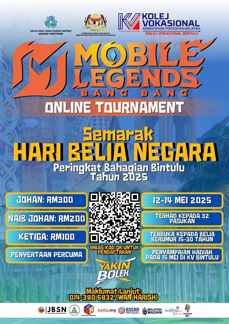 Mobile Legends Bang Bang Online Tournament, Semarak Hari Belia Negara event poster