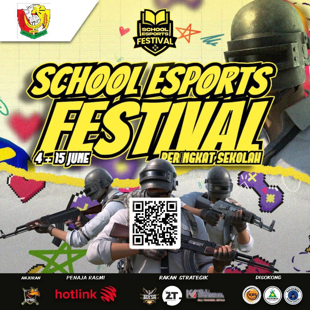 School Esports Festival event poster